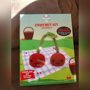 Crochet Craft Kit Cherries New